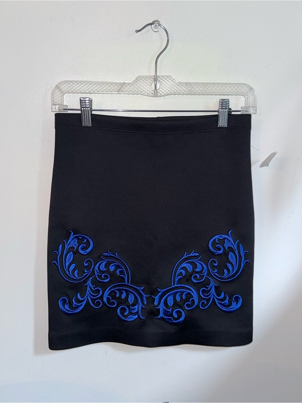 Clover Canyon Embroidered Scuba Matador Mini Skirt NWT Size S